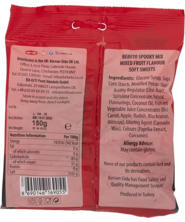 Bebeto Spooky Mix Pack of 10 150gm - Buy Online on GoSupps.com