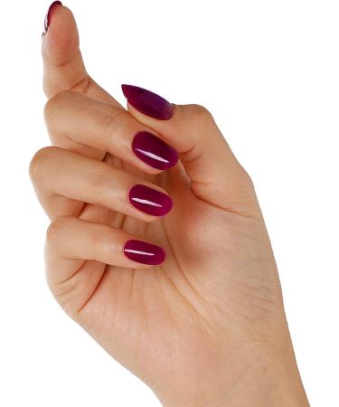 Bluesky Gel Nail Polish Tinted Love 80557 Claret Currant Dark Purple Red Long Lasting Chip Resistant 10 ml (Requires Drying Under UV LED Lamp) Tinted Love 10 ml (Pack of 1) - Buy Online on GoSupps.com