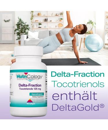 Nutricology Delta Fraction Tocotrienols 125mg - 90 Softgels Gluten Free Non-GMO Laboratory Tested - Buy Internationally - Buy Online on GoSupps.com