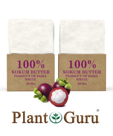 Raw Kokum Butter 8 oz | 100% Pure Natural Cold Pressed | Best Moisturizer for Skin Hair & DIY Creams Balms Lotions & Soap Making - Buy Online on GoSupps.com