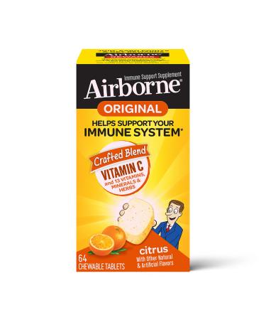 AirBorne Blast of Vitamin C Citrus 64 Chewable Tablets