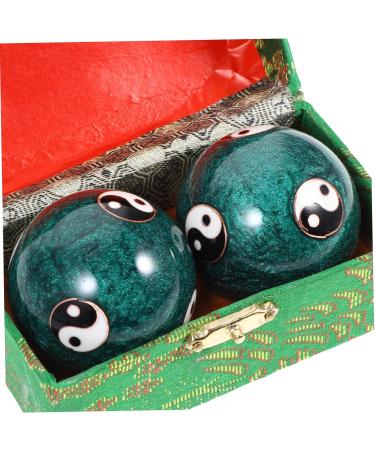 Aboofan 2-Pack Health Massage Handballs | Chinese Cloisonn Healing Balls for Finger Coaching & Fitness Exercises - Buy Online on GoSupps.com