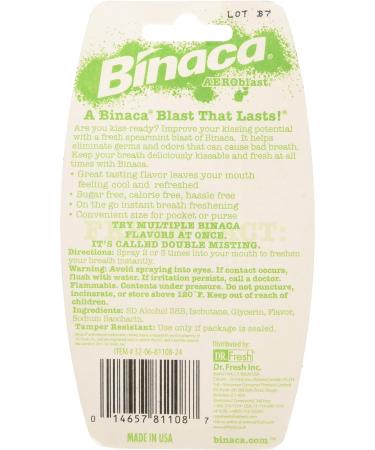 Binaca Spearmint Breath Freshening Spray 0.21 fl oz - Pack of 6 - Buy Online on GoSupps.com