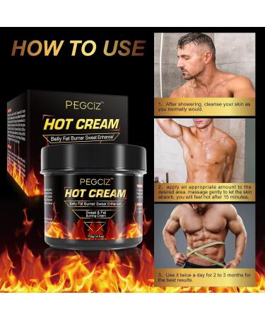 Hot Sweat Cream Workout Sweat Enhancer for Belly & Thighs Gym Pre-Workout Body Sculpting Cream for Men & Women Supports Sweat & Circulation 1 - Buy Online on GoSupps.com