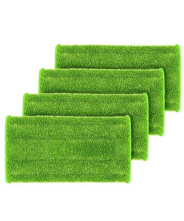 Samati Wet Jet Pads Refills Compatible with Swiffer Wet Jet Pads Reusable Mop Pads Fit Swiffer Wet Pads for Floor Cleaning Microfiber Mop Pads Compatible with Swiffer Wet Jet Replacement Pads-4 Pack