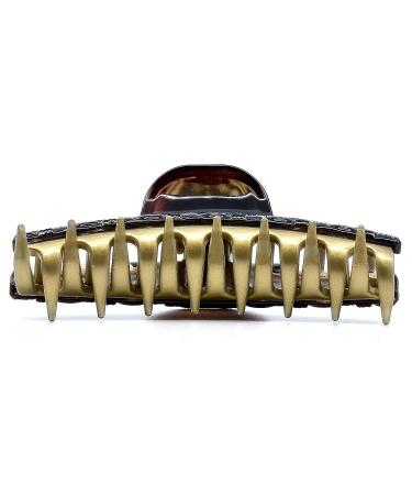 Camila Paris CP2626 French Hair Clip for Women & Girls - Double Teeth Jaw Claw Clip, Fashionable & Durable Styling Accessory, Strong Hold & No Slip Grip - Made in France (Brown) - Buy Online on GoSupps.com