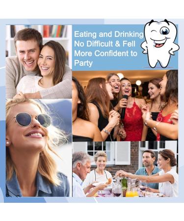 Frenzify Provisional Cosmetic Veneers - Artificial Teeth for Men & Women | Plug-In Dentures & Prosthese - Buy Online on GoSupps.com
