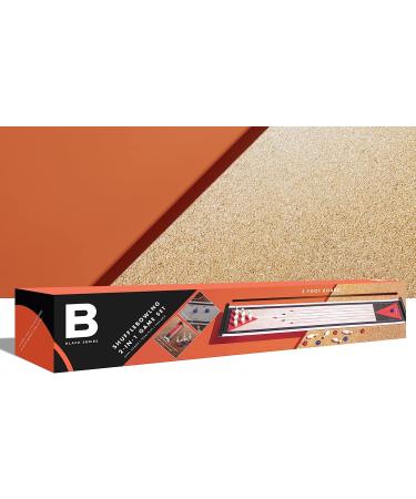 BLACK SERIES Tabletop Shuffleboard and Bowling 2 in 1 Set - Roll-Up Game Board - Buy Online on GoSupps.com