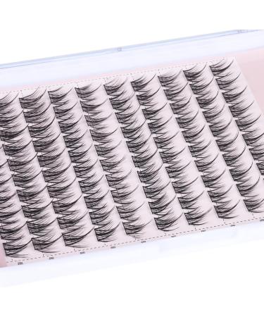D.I.Y. Wispy D Curl Eyelash Extension Kit - 63Pcs Cluster Lashes with Waterproof Bond & Seal, Tweezers Included | Goddvenus G-manga - Buy Online on GoSupps.com