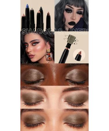 Pearlescent Eyeshadow Stick Eyeliner Long Lasting Glow Stick Highlighter Contour Makeup Stick (2) - Buy Online on GoSupps.com