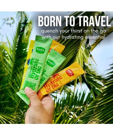 BUBS Naturals Hydrate or Die: All-Natural Keto-Friendly Electrolyte Powder for Energy & Recovery - Lemon Flavor 18 Servings - Buy Online on GoSupps.com