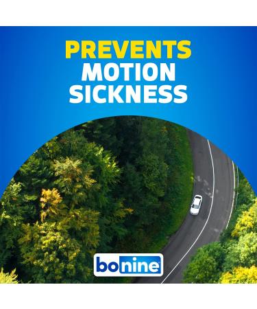 Bonine Motion Sickness Chewable Tablets - 32 Count with Meclizine Hydrochloride - Buy Online on GoSupps.com