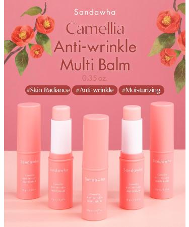 SKINCURE Camellia Anti-Wrinkle Multi Balm - Hydrating Korean Face Neck & Eye Cream with Shea Butter & Extract | 0.4 oz - Buy Online on GoSupps.com