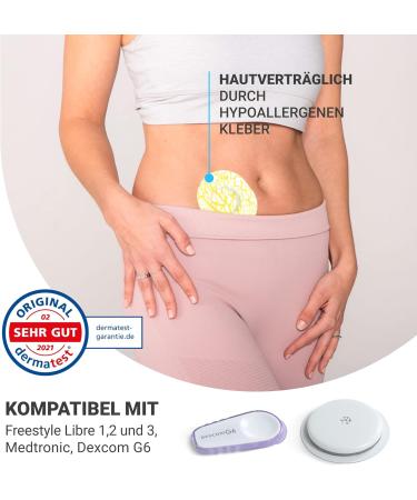 Trueetape Sensorpatch for Freestyle Libre 1 2 & 3 | Skin-Friendly Waterproof Strong Adhesive | 15 Pieces - Yellow Jungle - Buy Online on GoSupps.com