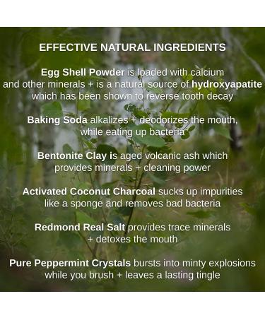 Shwally Magical Tooth Powder with Hydroxyapatite | Fluoride-Free ReMineralizing Whitening & Polishing | Coconut Charcoal & Peppermint Crystals | 2 oz - 200+ Brushings - Buy Online on GoSupps.com