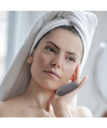 Organic Pink Rose Heart Konjac Facial Sponges 2 Pack - Gentle Cleansing and Exfoliation - Buy Online on GoSupps.com