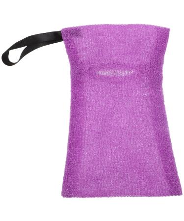 MAGICLULU Bath Bag Soap Color Shampoo Thicken Net Bag Nylon Purple