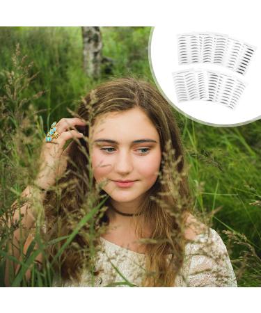 Didiseaon 10 sheets Imitation Temporary Brow Tattoos Eyebrow False Eyebrows D Stickers Waterproof Hair-like 21.5X14cm Black - Buy Online on GoSupps.com