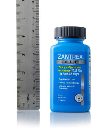 Zantrex Blue Weight Loss Supplement Pills - Dietary Energy and Weight Loss Supplement - 84 Count - Buy Online on GoSupps.com