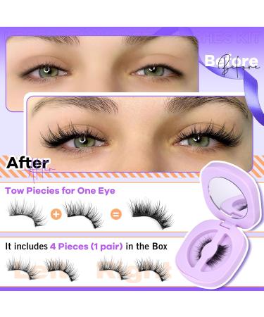 Buy Wiwoseo Magnetic Eyelashes B-16MM - Waterproof Reusable & Easy to Apply Without Eyeliner - Shop Natural Magnetic Lashes with Applicator Internationally - Buy Online on GoSupps.com