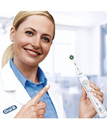 Oral-B CrossAction Toothbrush Head - 4 Pack with CleanMaximiser Technology - Buy Online on GoSupps.com