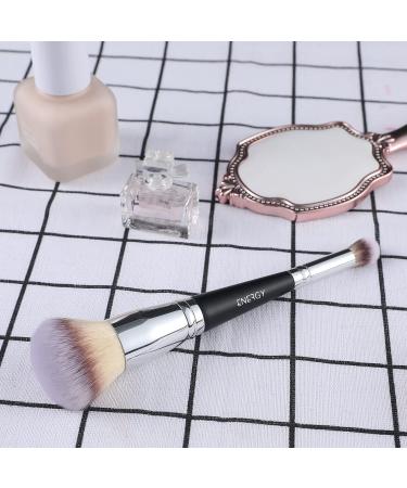 ENERGY Foundation Brushes - Dual-Ended Liquid & Cream Makeup Brush Set for Flawless Blending & Buffing - Buy Online on GoSupps.com