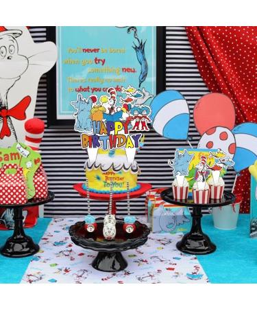 37Pcs Doctor Birthday Party Seuss Party Cake&Cupcake Toppers for Birthday Party Supplies Boys' Theme Birthday Party Decoration - Buy Online on GoSupps.com