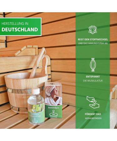 KK Sauna Infusion Concentrates - PREMIUM Eucalyptus - Made in Germany | International Shipping Available - Buy Online on GoSupps.com