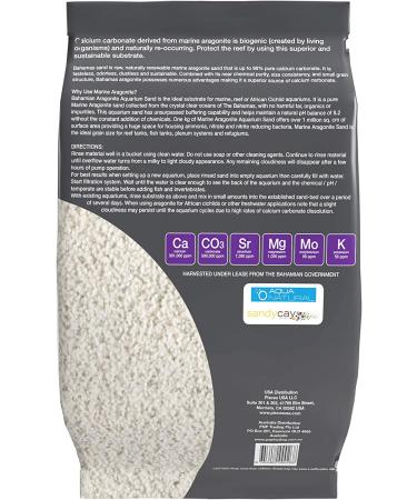 10lb Coarse Aragonite Sand for Reef Saltwater & Marine Aquariums - Buy Online on GoSupps.com
