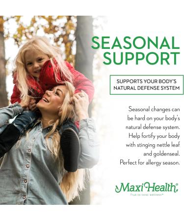 Maxi Health Stinging Nettle Leaf and Goldenseal Root Blend - Alcohol Free Tincture with Organic Nettle Leaf (Urtica Dioica) - Urinary Health Kidney Support - Nettle Extract Liquid Drops 1 fl Ounce - Buy Online on GoSupps.com