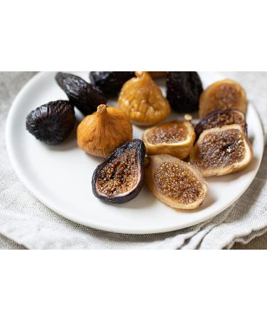 Organic Dried Black Mission Figs - High Fiber Gluten-Free Snacks, Non-GMO & Kosher - Grown in California - Buy Online on GoSupps.com