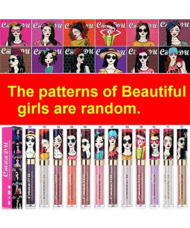 Matte Metallic Lip Gloss | Long Lasting, Waterproof, Diamond Shimmer Liquid Lipstick | 0.03 Fl Oz | for Women & Girls - Buy Online on GoSupps.com