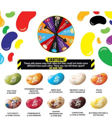 Jelly Belly Bean Boozled Game + 5 Gaudum Jelly Bean Cards (For Kids) - New Edition - Buy Online on GoSupps.com