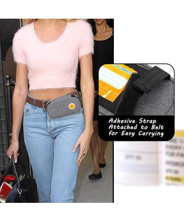 Curmio Cooling Bag for Adrenaline & Insulin | Travel Storage for AUVI-Q EpiPen & Pill Bottles - Gray - Buy Online on GoSupps.com