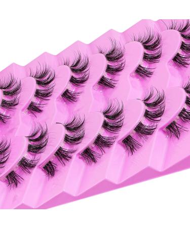 Cluster Lashes 3D Individuals Lashes Cat Eye False Eyelashes Natural Look Like Eyelash Extensions Wispy Fluffy Lashes 56 Clusters 7 Pairs Pack (LP05) - Buy Online on GoSupps.com