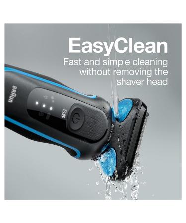 Braun Series 5 5020 Electric Razor for Men Foil Shaver with Beard Trimmer - Rechargeable, Wet & Dry with EasyClean - Black - Buy Online on GoSupps.com