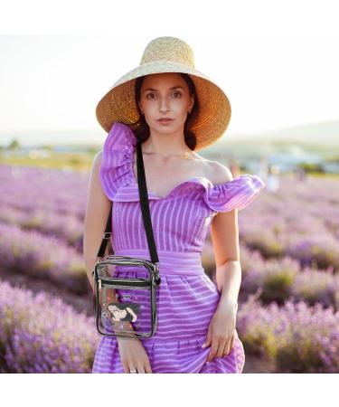 Olivia Transparent Pocket-Rodrigo World Tour Outfit - Black Adjustable Carrier Transparent Bag & Shoulder Wallet | Concert-Inspired Fans Merch - Buy Online on GoSupps.com