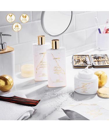 Ultimate Gift Basket for Mom - 31Pc Spa Self Care Kit | Stress Relief Gifts Birthday & Thank You Ideas | Honey Almond Bath & Body Essentials - Buy Online on GoSupps.com