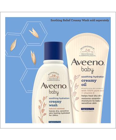 Buy Aveeno Baby Soothing Relief Moisturizing Cream 8 oz - Fragrance-Free & Gentle for Baby's Skin - Buy Online on GoSupps.com