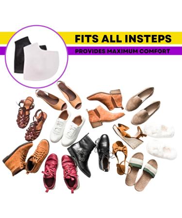 KANGBELLY Heel Protectors - 5 Pairs Gel Cups for Heel Pain Relief, Plantar Fasciitis, Cracked Heel Repair - Silicone Pads for Blister Prevention, Spur Cushion Inserts - Women and Men (White) - Buy Online on GoSupps.com