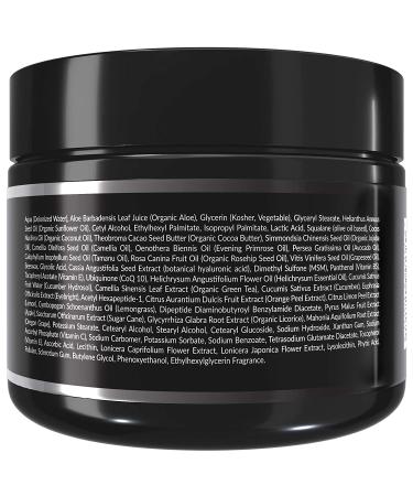 Nude Ingredients Men's Anti-Aging Face Cream - Day & Night Moisturizer for Dry Skin - Wrinkle Cream - 4 oz - Buy Online on GoSupps.com