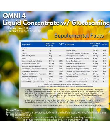 Omni IV with Glucosamine and Co-Q10 32 oz - Buy Online on GoSupps.com
