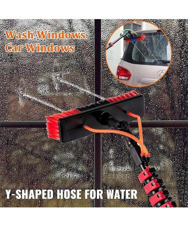 photovoltaic cleaner window cleaning pole 3.6m-10.8m Window Cleaning Telescopic Pole Water Fed Extendable Brush Suitable For Cleaner Conservatory Roof Photovoltaic Panel Cleaning Photovolta 3.6m/11.8ft - Buy Online on GoSupps.com