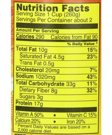 Nalley Hot Chili with Beans 14oz Cans (Pack of 8) - Buy Online Now - Buy Online on GoSupps.com