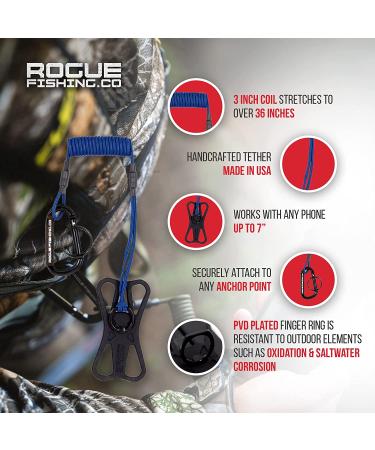 Rogue Fishing Co. The Protector Phone Tether | Use As Cell Phone Lanyard or Hiking/Boating/Kayak Tether | Phone Leash Ensures Your Phone is Safe and Protected Green - Buy Online on GoSupps.com