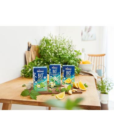 Messmer Organic Raspberry Lavender Tea - 100% Natural Vegan Gluten-Free Lactose-Free - 20 Tea Bags - Buy Online on GoSupps.com