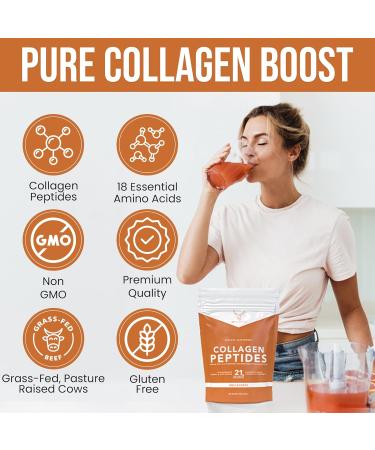 OX Collagen Powder for Women Men (22oz) Type I & III Flavorless & Odorless Easy-Mix Hydrolyzed Peptan Protein Peptides Joint Hair Skin & Nail Support Gluten-Free Non-GMO Keto Paleo Grass-Fed Kosher - Buy Online on GoSupps.com