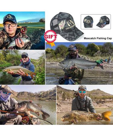 Maxcatch Extreme Fly Fishing Combo Kit - 5wt 90 4pc Rod, 5/6 Reel - Starter Outfit with Protective Travel Case - Buy Online on GoSupps.com