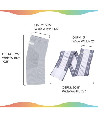 ZenToes Ankle Support Brace | Adjustable Compression Sleeve for Men & Women | Prevent Sprained Ankle Injury | Gray Wide Width | Easy to Use - Buy Online on GoSupps.com