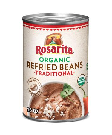 Rosarita Organic Refried Beans, 16 Ounce